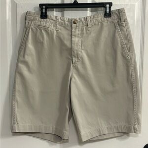 Polo Ralph Lauren Khaki Chino Shorts Men’s 33 Relaxed Fit Cotton 10”